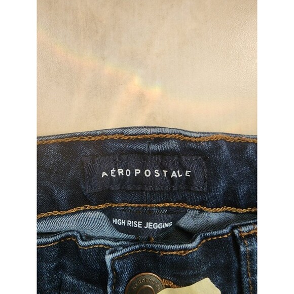 Aeropostale Denim - Aéropostale High-Rise Jegging Blue Denim Stretch Women Size 8 Regular